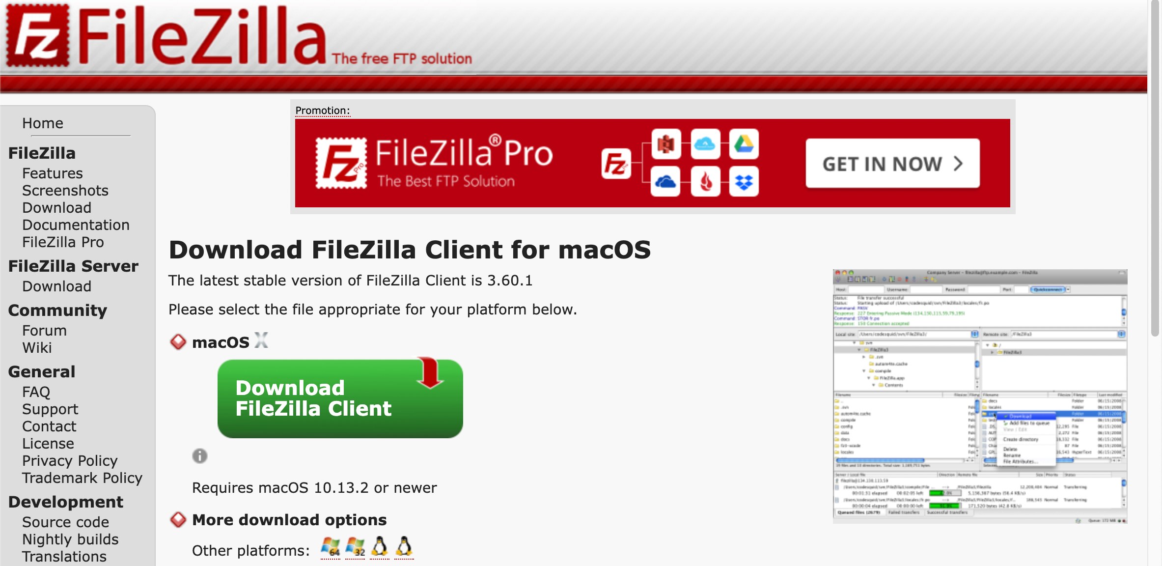 filezilla